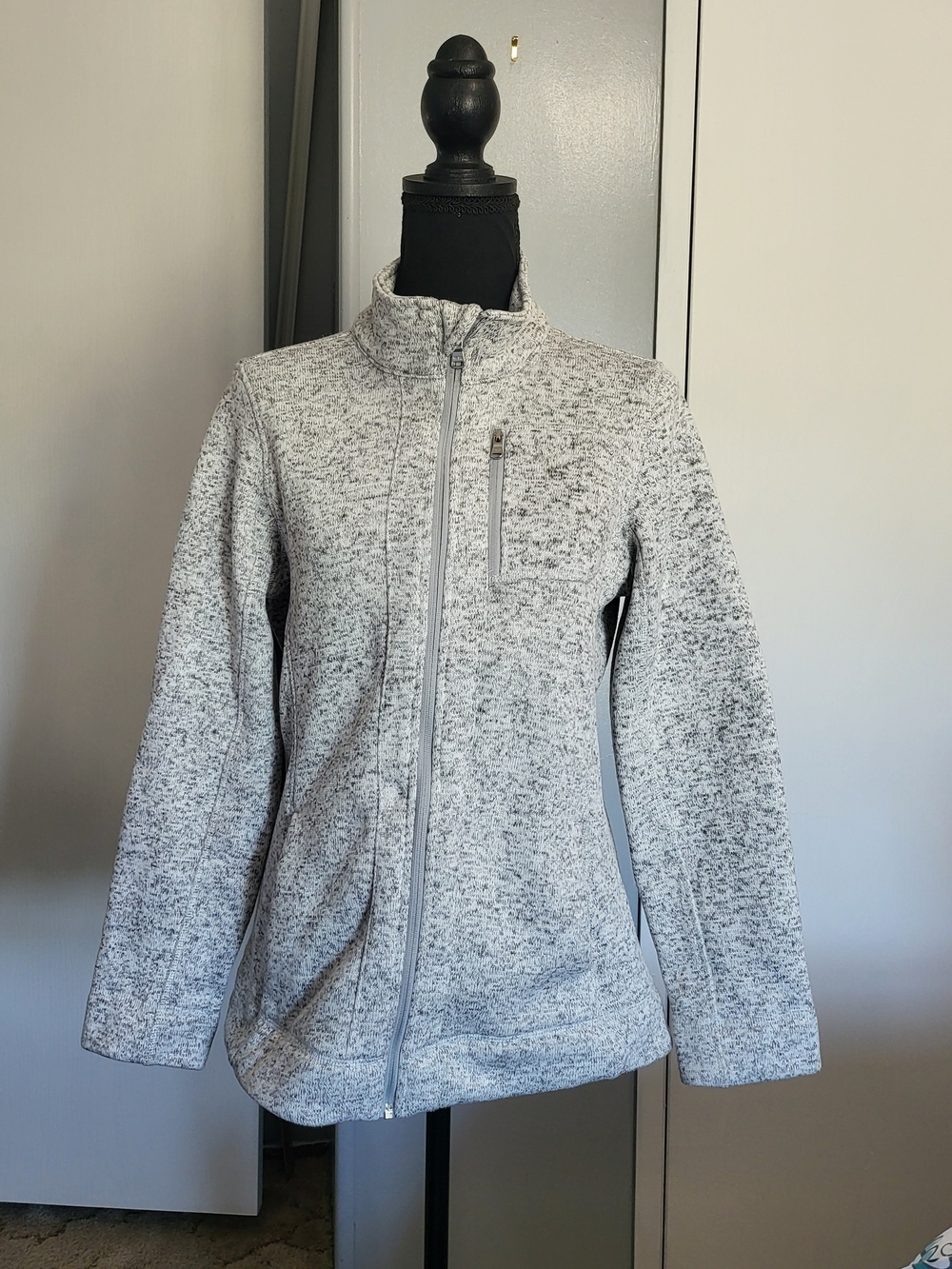 Women's Heather Gray Full-Zip Jacket - Unbranded